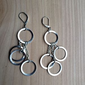 Circles Drop Hanging Earrings